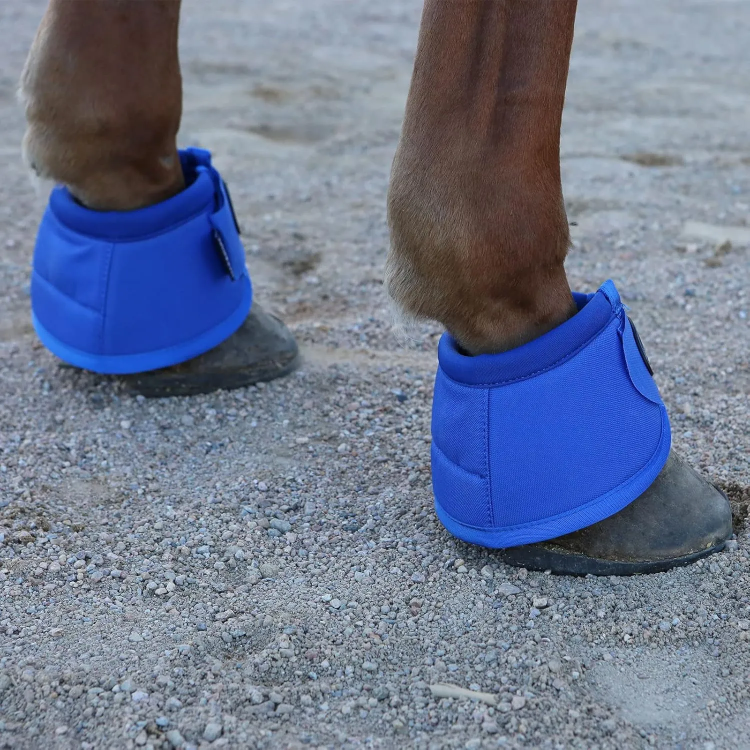 Harrison Howard Horse Bell Boots Overreach Bell Boots No-Turn Bell Boots for Horse-Durable Protective Hoof Boot