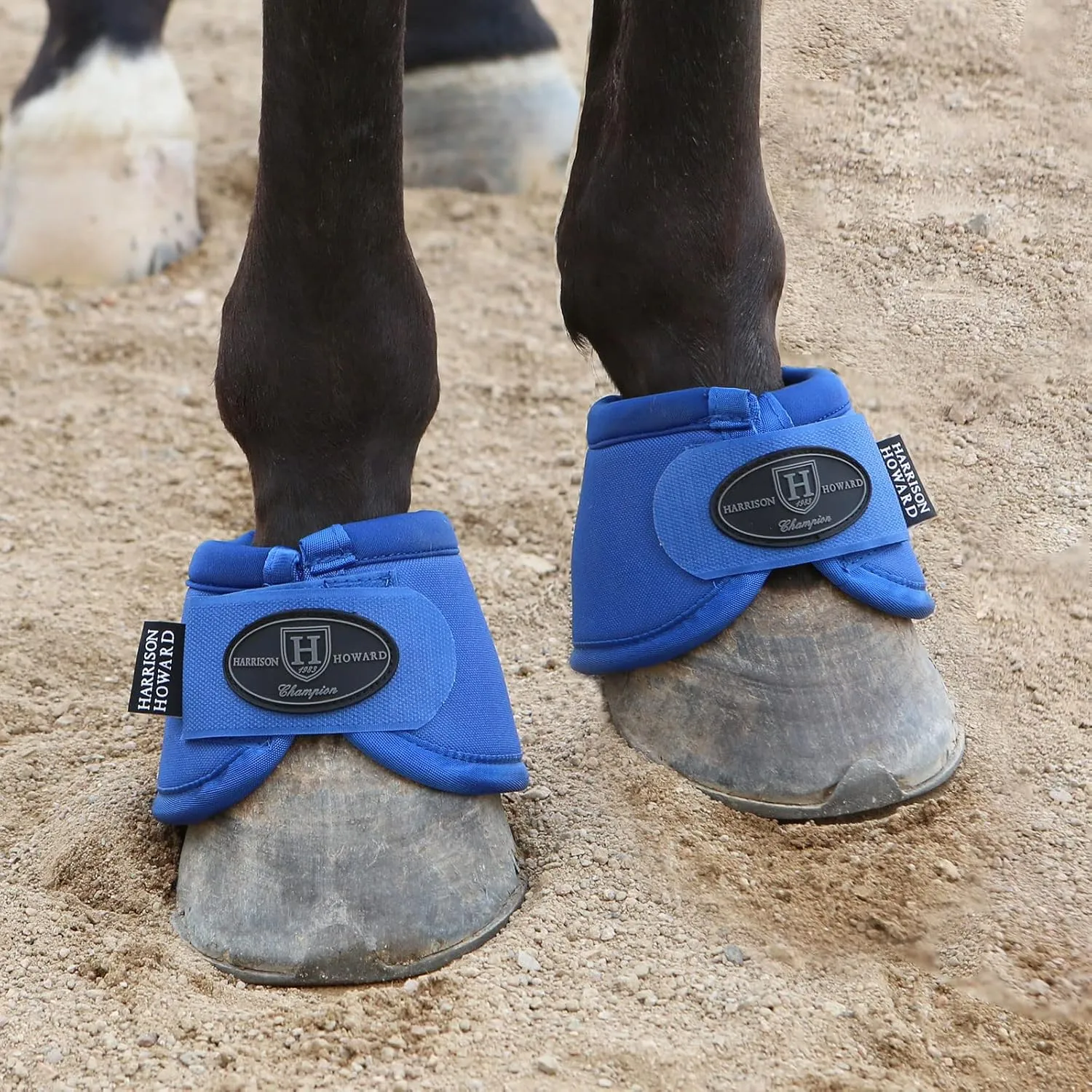 Harrison Howard Horse Bell Boots Overreach Bell Boots No-Turn Bell Boots for Horse-Durable Protective Hoof Boot
