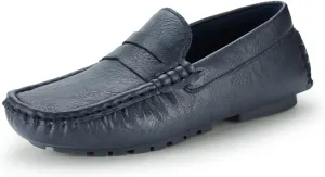 Hawkwell Kids Casual Penny Loafer Slip On Dress Moccasin Driver Shoes(Toddler/Little Kid/Big Kid)