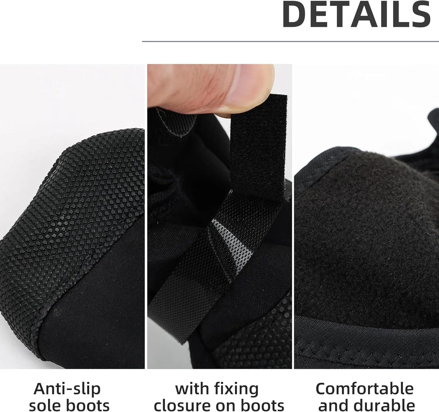 HDKUW Dog Wound Recovery Boot, Waterproof Dog Bootie for Injured Paw, Anti-Slip Dog Shoe Breathable Dog Paw Protector from Licking Wounds L