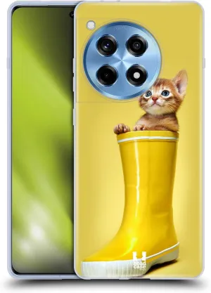 Head Case Designs Abyssinian Kitty in A Boot Funny Animals Soft Gel Case Compatible with OnePlus Ace 3 5G