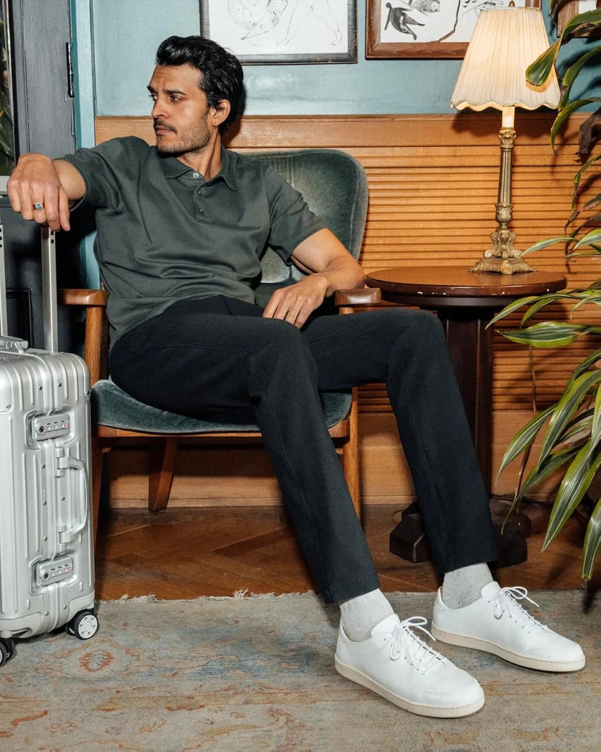 Huckberry Luca Terra Low Sneaker, Men's Tennis Shoe