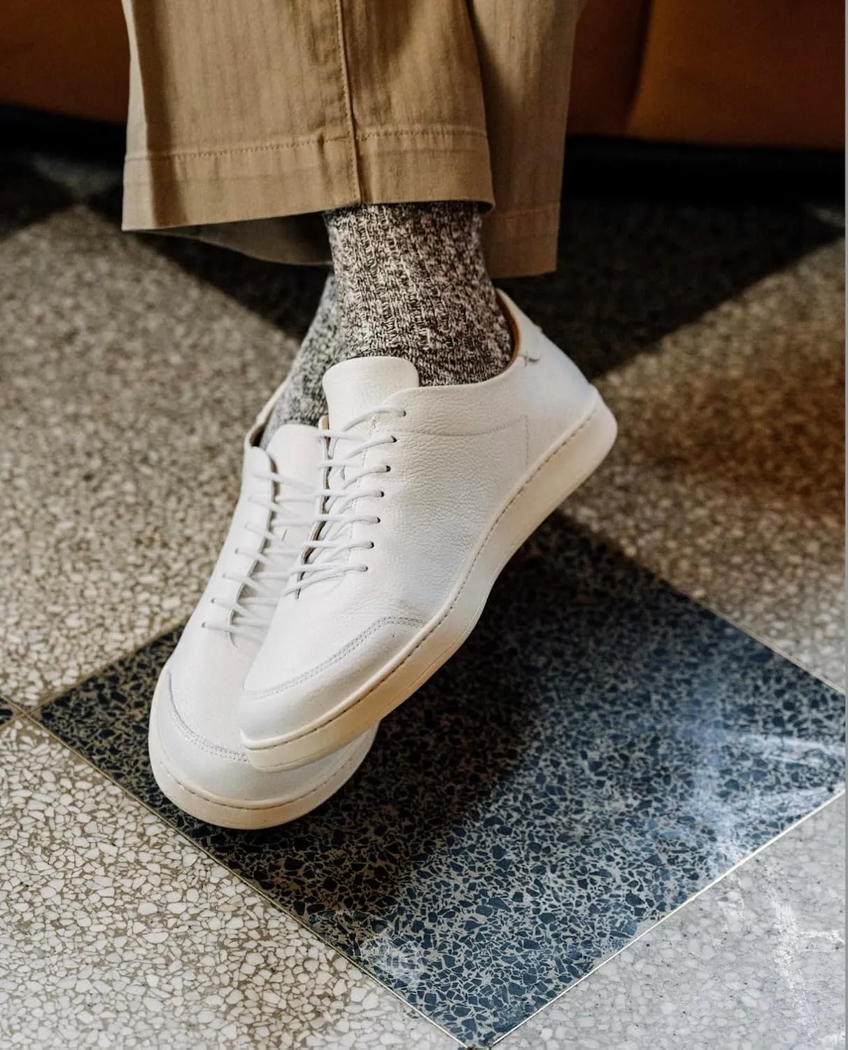 Huckberry Luca Terra Low Sneaker, Men's Tennis Shoe