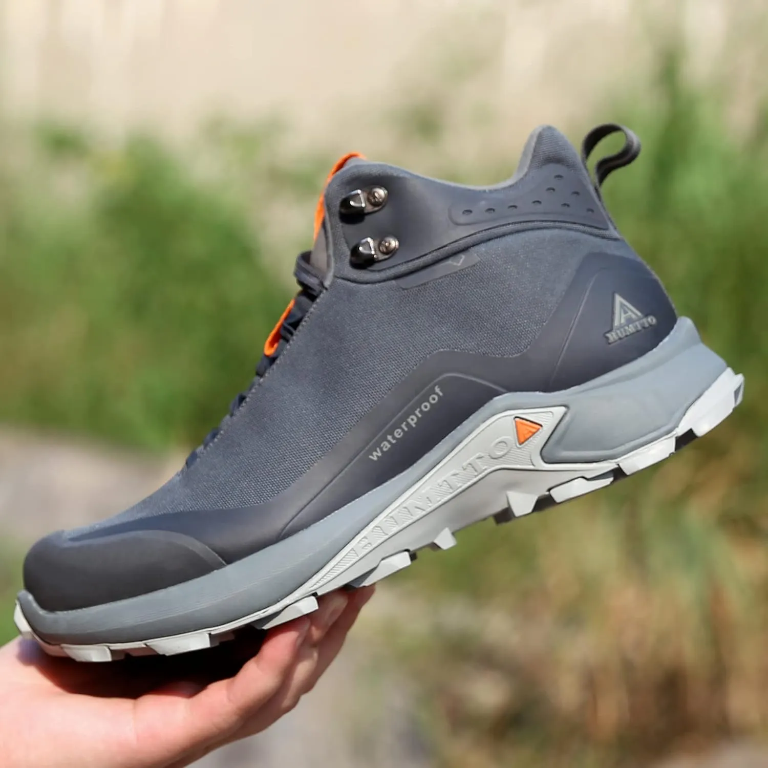 HUMTTO Men's All-Terrain Waterproof Hiking Boots Lightweight Breathable Outdoor Ankle Boots Trekking Hiking Shoes