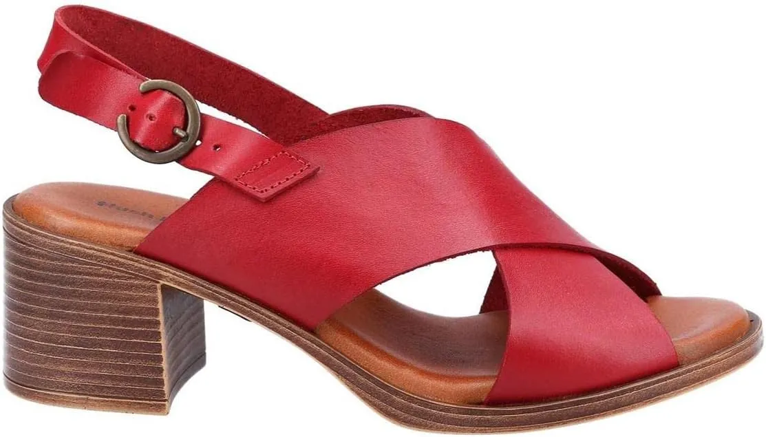 Hush Puppies Women's Ankle-Strap Heeled Sandal