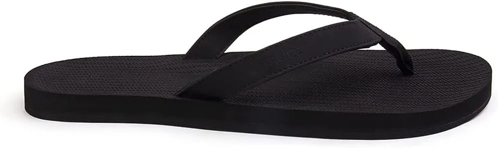 Indosole Men's ESSNTLS Vegan All-Terrain Flip Flops, [Reused Tire Sole, Natural Rubber Arch Support No-slip Footbed, Comfortable ENVRO Strap, Waterproof]