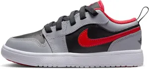 Jordan Little Kid's 1 Low Alt Black/Fire Red-Cement Grey (DR9748 060) - 1.5