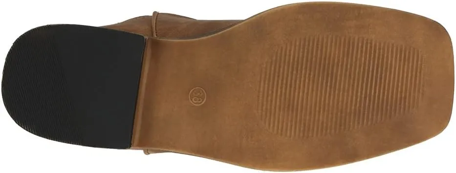 J's.o.l.e Womens Western Square Toe Cowgirl Cowboy Boots Mid Calf