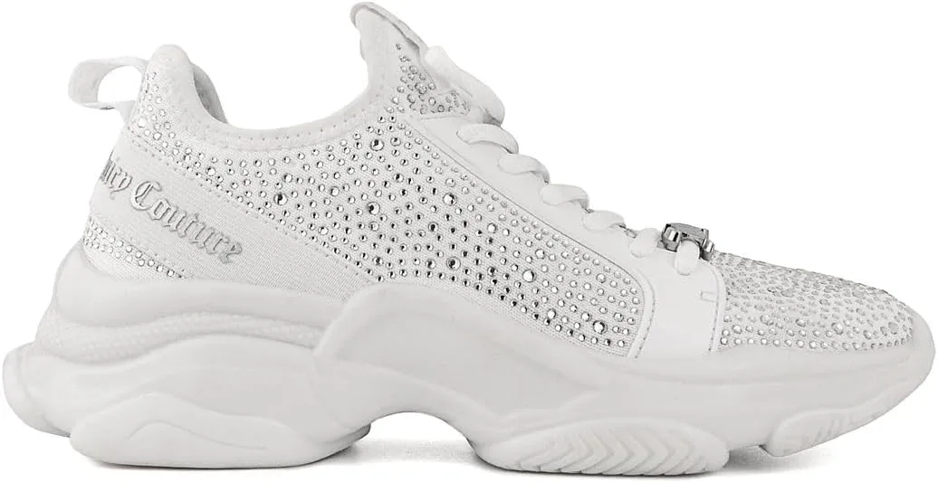 Juicy Couture Women's Chunky Lace-Up Fashion Sneaker - Stylish Platform Tennis Shoes for Everyday Comfort Walking