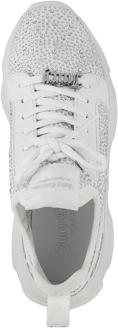 Juicy Couture Women's Chunky Lace-Up Fashion Sneaker - Stylish Platform Tennis Shoes for Everyday Comfort Walking