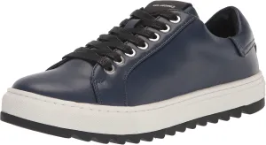 Karl Lagerfeld Paris Men's Recycled Leather Low Top Sneaker