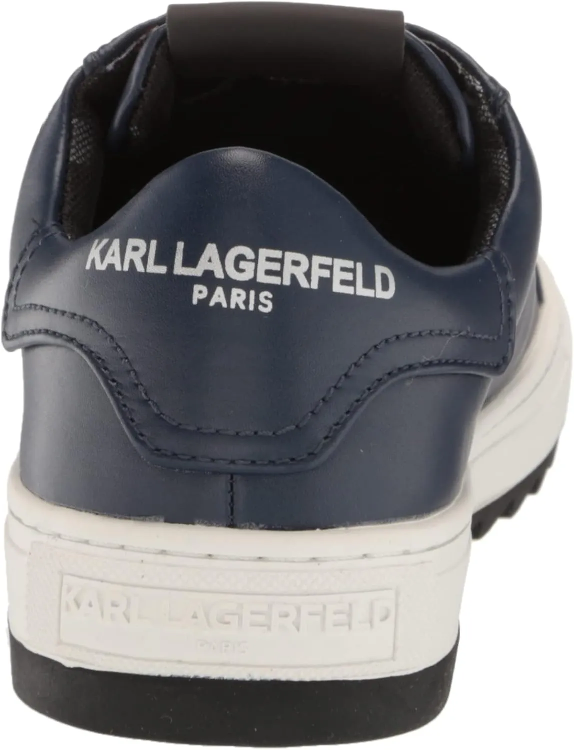 Karl Lagerfeld Paris Men's Recycled Leather Low Top Sneaker