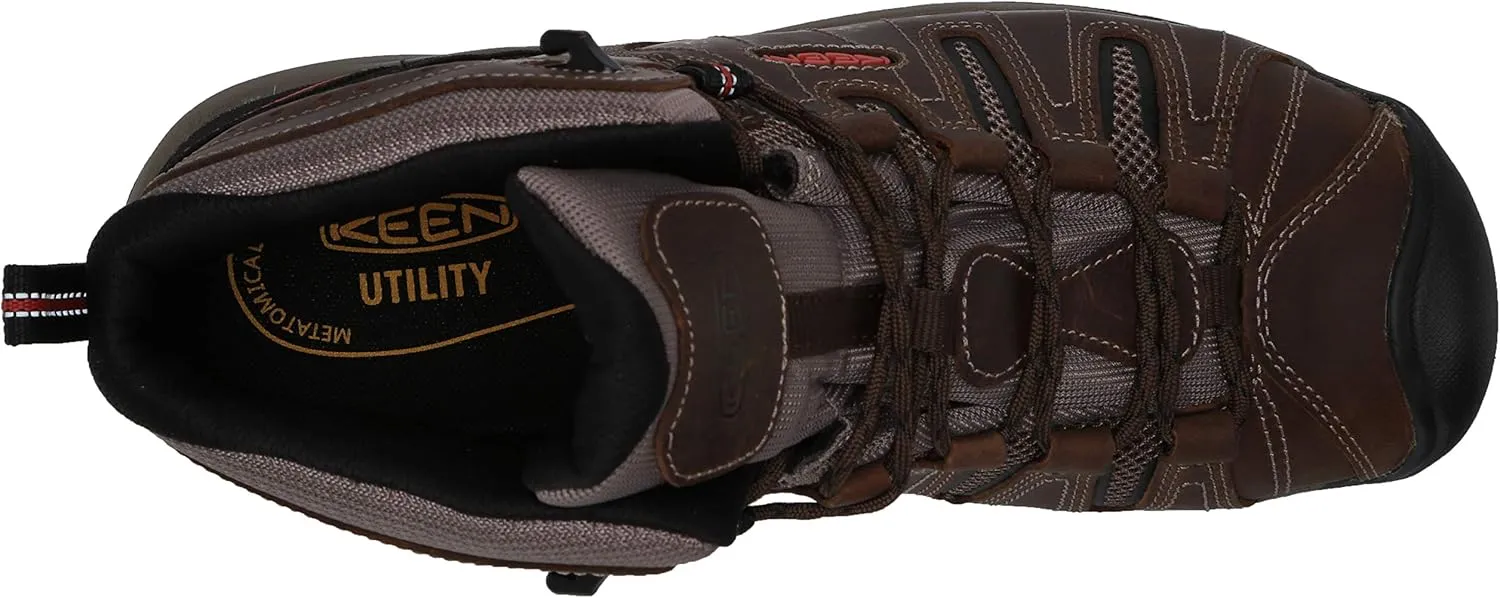 KEEN Utility Men's Flint 2 Mid Height Soft Toe Breathable Construction Work Boot