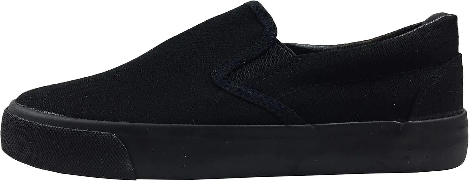 Kid's Classic Slip On Canvas Sneaker Tennis Shoes