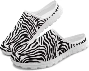 Leopard Print Women Barefoot Slip On Shoes Anti-Slip Mule Sneakers with EVA Outsole Cute Summer Yoga Walking Shoes