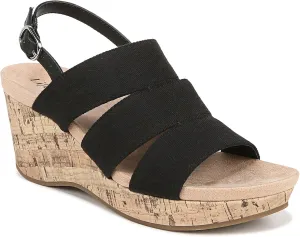 LifeStride Women's Darby Slingback Wedge Sandals
