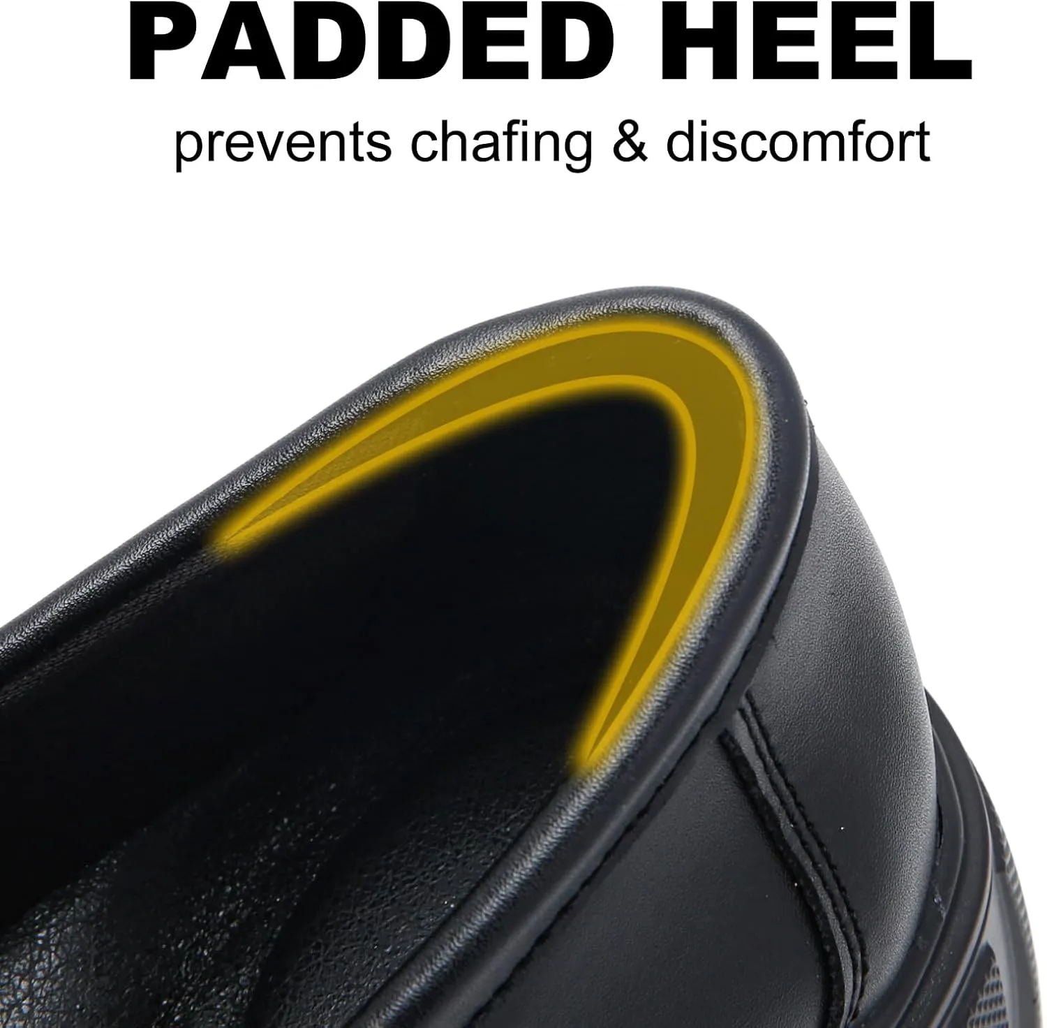 Maichal Platform Loafers for Women Slip On Chunky Heel Lug Sole Shoes Business Work Dressy Loafers with Chain