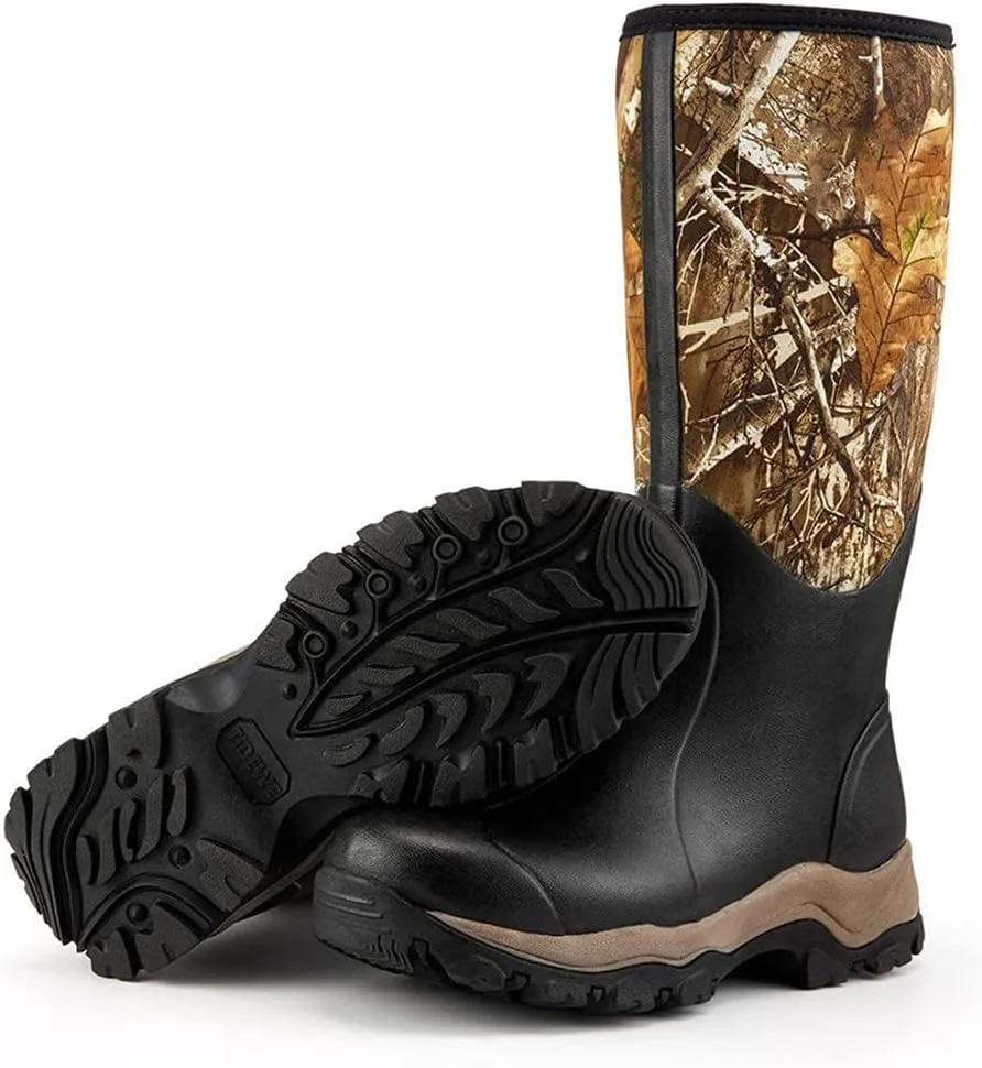 Men Hunting Boot, Insulated Waterproof Durable Outdoor Camo Boot, Army Fans Combat Sports Shoes