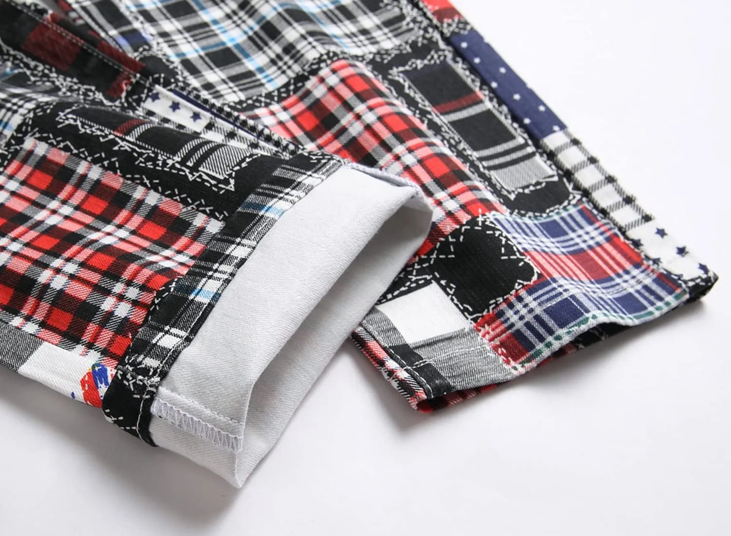 Men's Casual Stylish Straight Slim Fit Jeans Young Hiphop Skinny Denim Pants