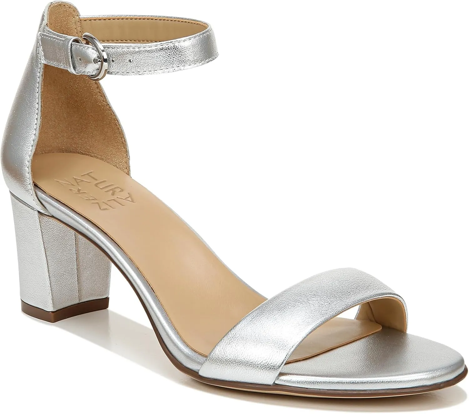 Naturalizer Women's Vera Ankle Strap Block Heel Dress Sandal