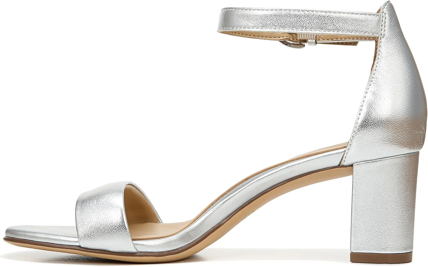 Naturalizer Women's Vera Ankle Strap Block Heel Dress Sandal