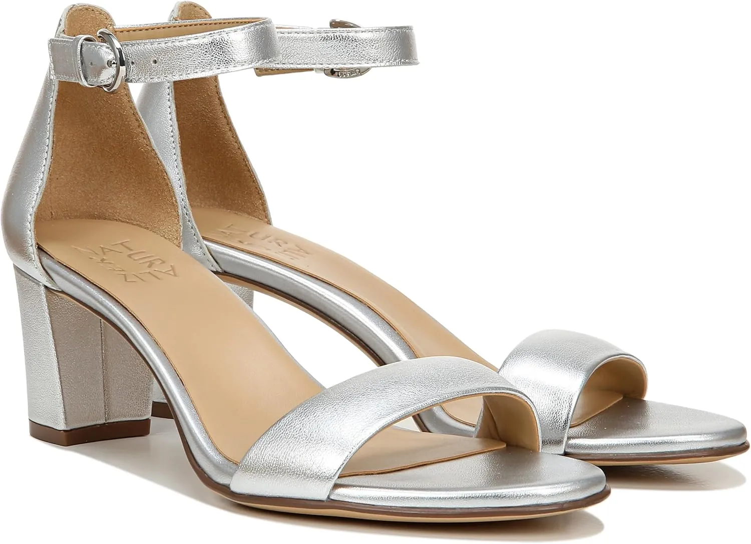 Naturalizer Women's Vera Ankle Strap Block Heel Dress Sandal