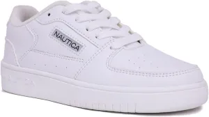 Nautica Kids Boys Lace-Up Fashion Sneakers Low-Top Dress Shoes for Youth - (Big Kid/Little Kid)