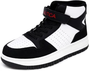 Nautica Kids Sneaker: Lace-Up Fashion Shoe with Boot-Like High Top Design for Boys and Girls (Big Kid/Little Kid Sizes) - Horizon