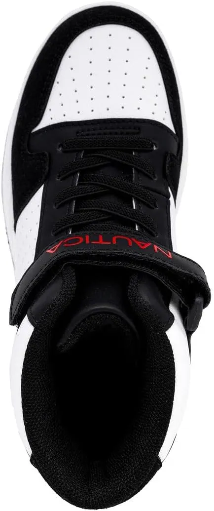 Nautica Kids Sneaker: Lace-Up Fashion Shoe with Boot-Like High Top Design for Boys and Girls (Big Kid/Little Kid Sizes) - Horizon