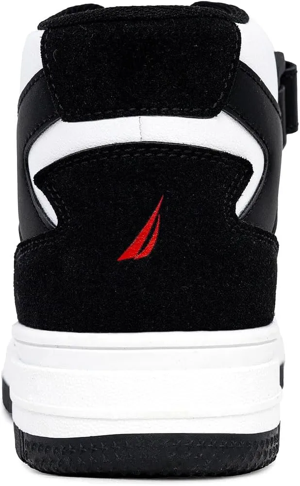 Nautica Kids Sneaker: Lace-Up Fashion Shoe with Boot-Like High Top Design for Boys and Girls (Big Kid/Little Kid Sizes) - Horizon