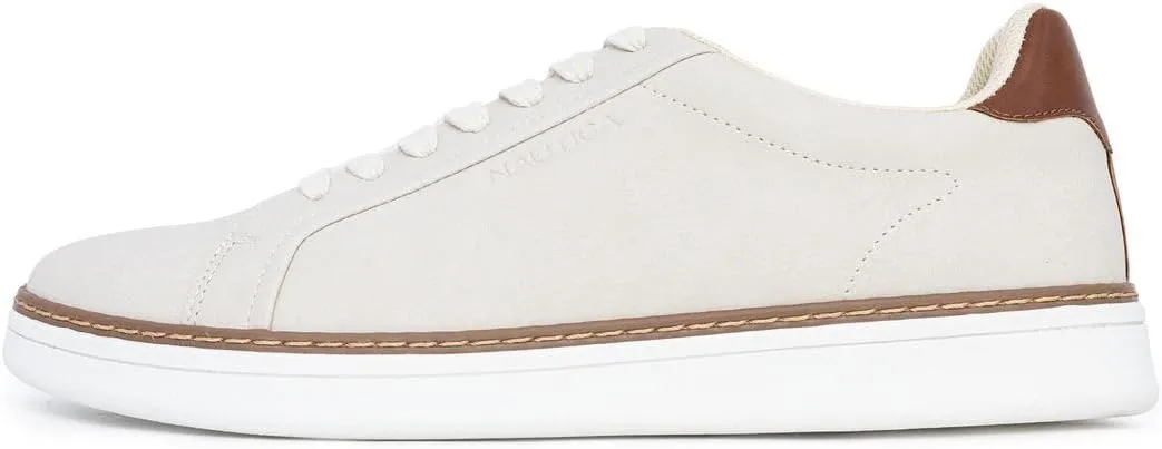 Nautica Men's Classic Lace-Up Low Top Fashion Sneaker Loafer - Stylish and Comfortable Casual Shoe