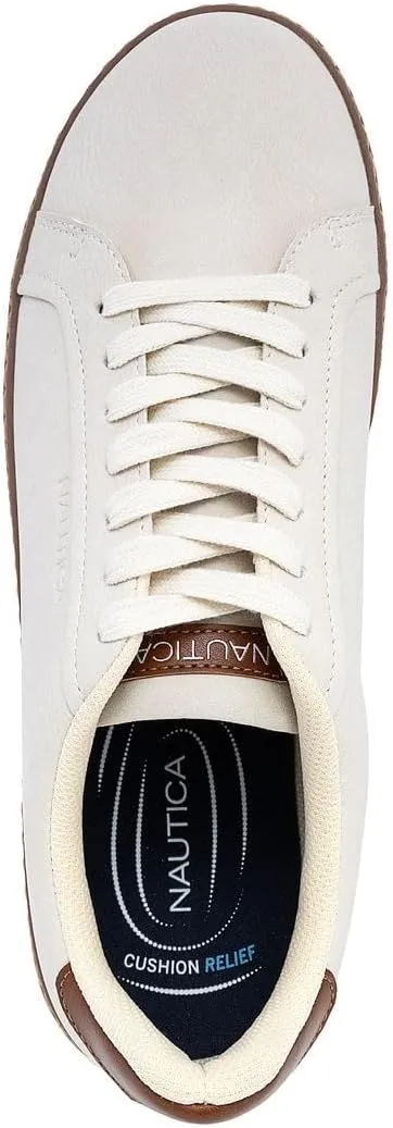 Nautica Men's Classic Lace-Up Low Top Fashion Sneaker Loafer - Stylish and Comfortable Casual Shoe