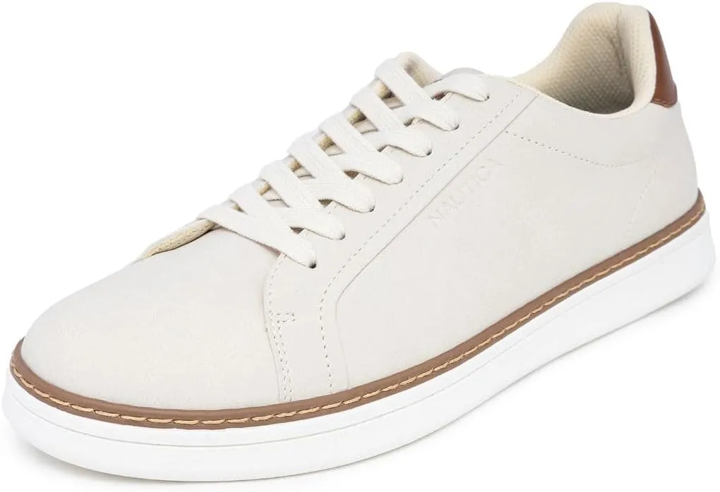 Nautica Men's Classic Lace-Up Low Top Fashion Sneaker Loafer - Stylish and Comfortable Casual Shoe