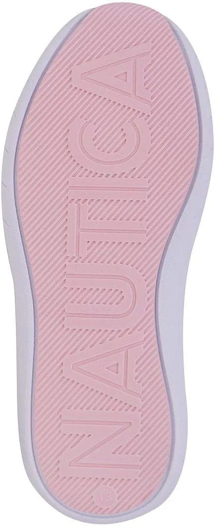 Nautica Youth Girls Slip-On Athletic Sneakers - Stylish Running and Tennis Shoes for Little and Big Kids