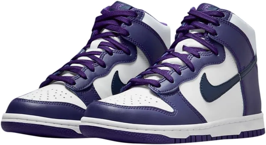 Nike Big Kid's Dunk Hi White/Midnight Navy (DH9751 100)