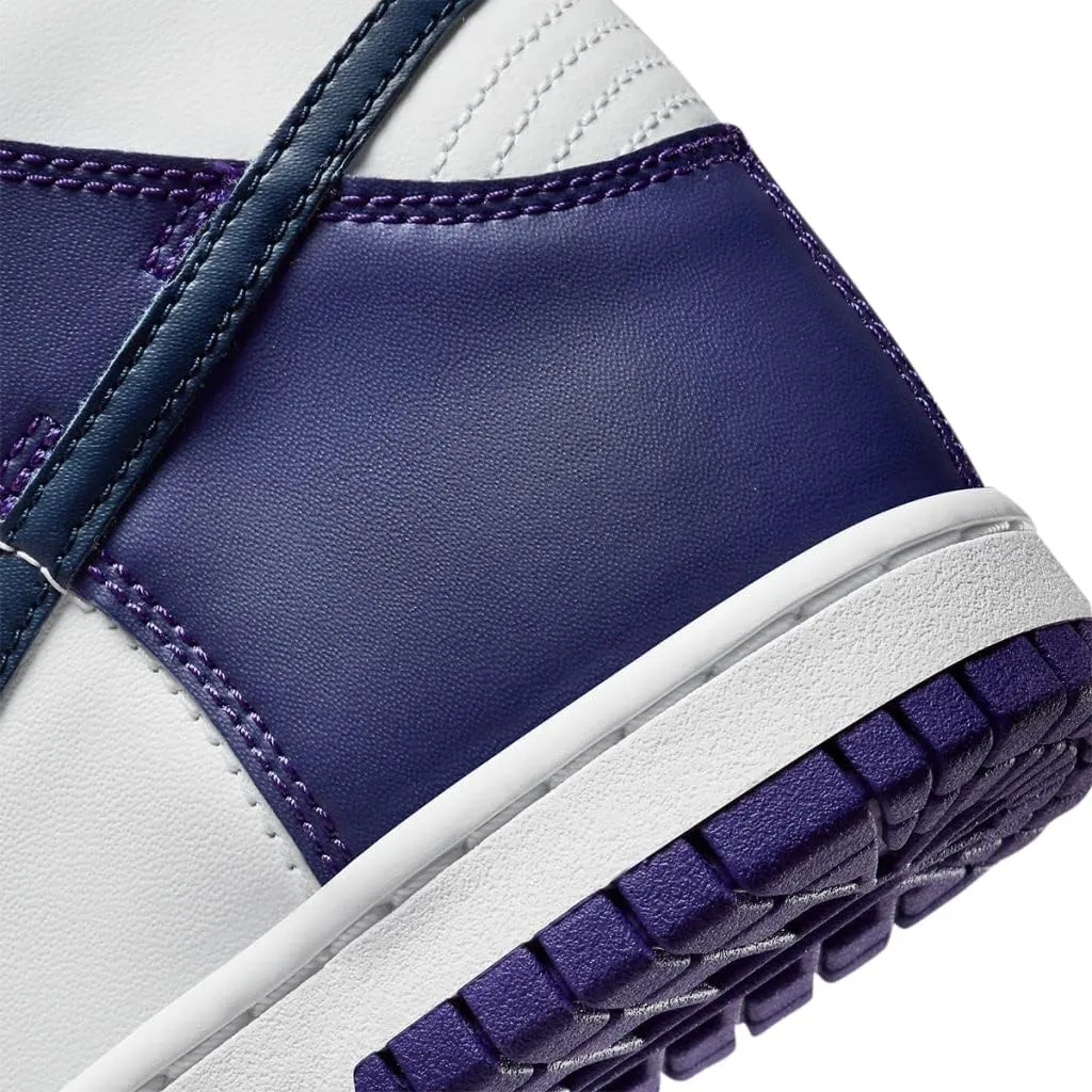 Nike Big Kid's Dunk Hi White/Midnight Navy (DH9751 100)