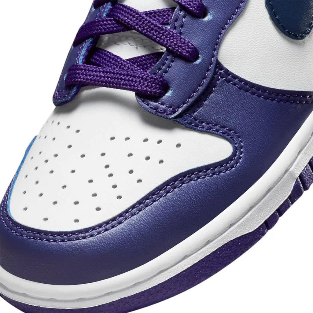 Nike Big Kid's Dunk Hi White/Midnight Navy (DH9751 100)
