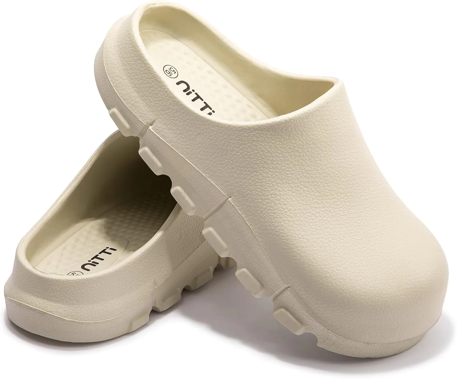 NITTI Women's Arch Support EVA Garden Shoes for Women - Comfort Waterproof Slip-on Outdoor Beach Mules Sandal Ladies Classic Closed Toe Clogs
