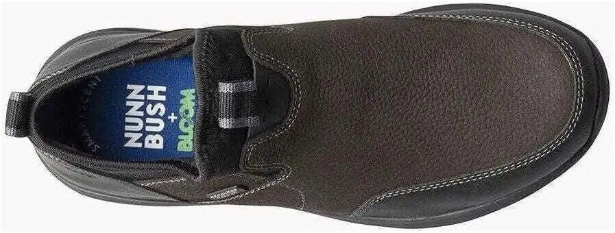 Nunn Bush Men's Excursion Moccasin Toe Slip-on Water Resistant Pull on Boot Chelsea