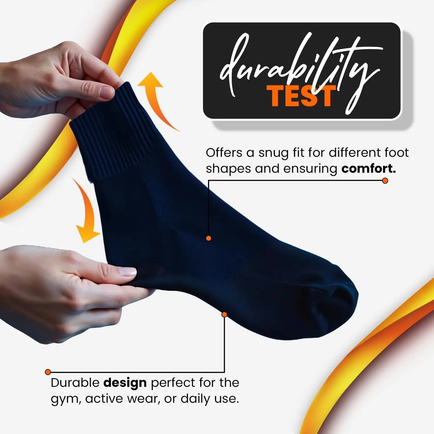 Organic Cotton Cuff Womens Ankle Sock, Breathable, Non-Irritating Seamless Socks for Women Causal Crew for Activewear -3 Pair