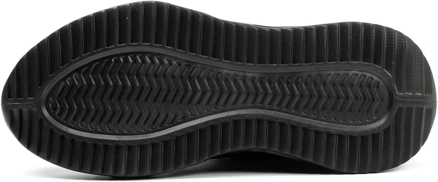 ORISTACO Steel Toe Safety High-Cut Boot, Breathable Lightweight Smash-Proof Industries Construction Work Shoes