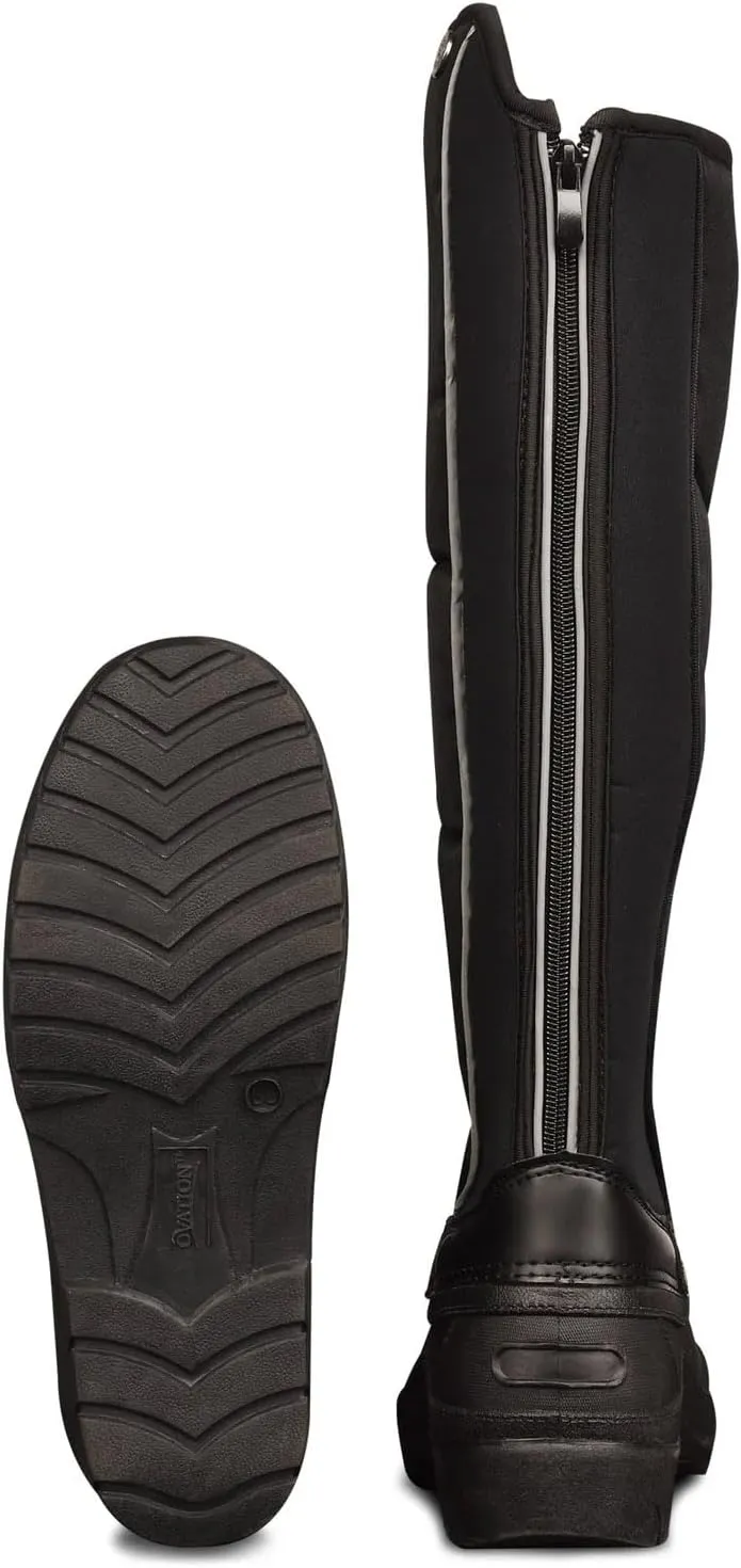 Ovation Women's Comfortable Durable Warm Water-Repellent Equestrian Horse Tall Telluride Winter Riding Boot