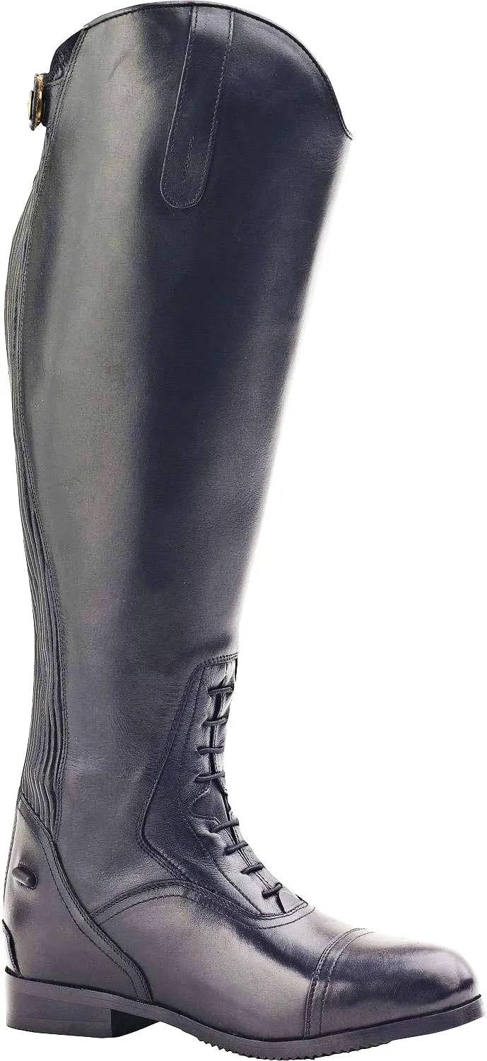 Ovation Women's Durable Stylish Equestrian Horse Riding Tall Extra Wide Calf Leather Flex Plus Field Boot