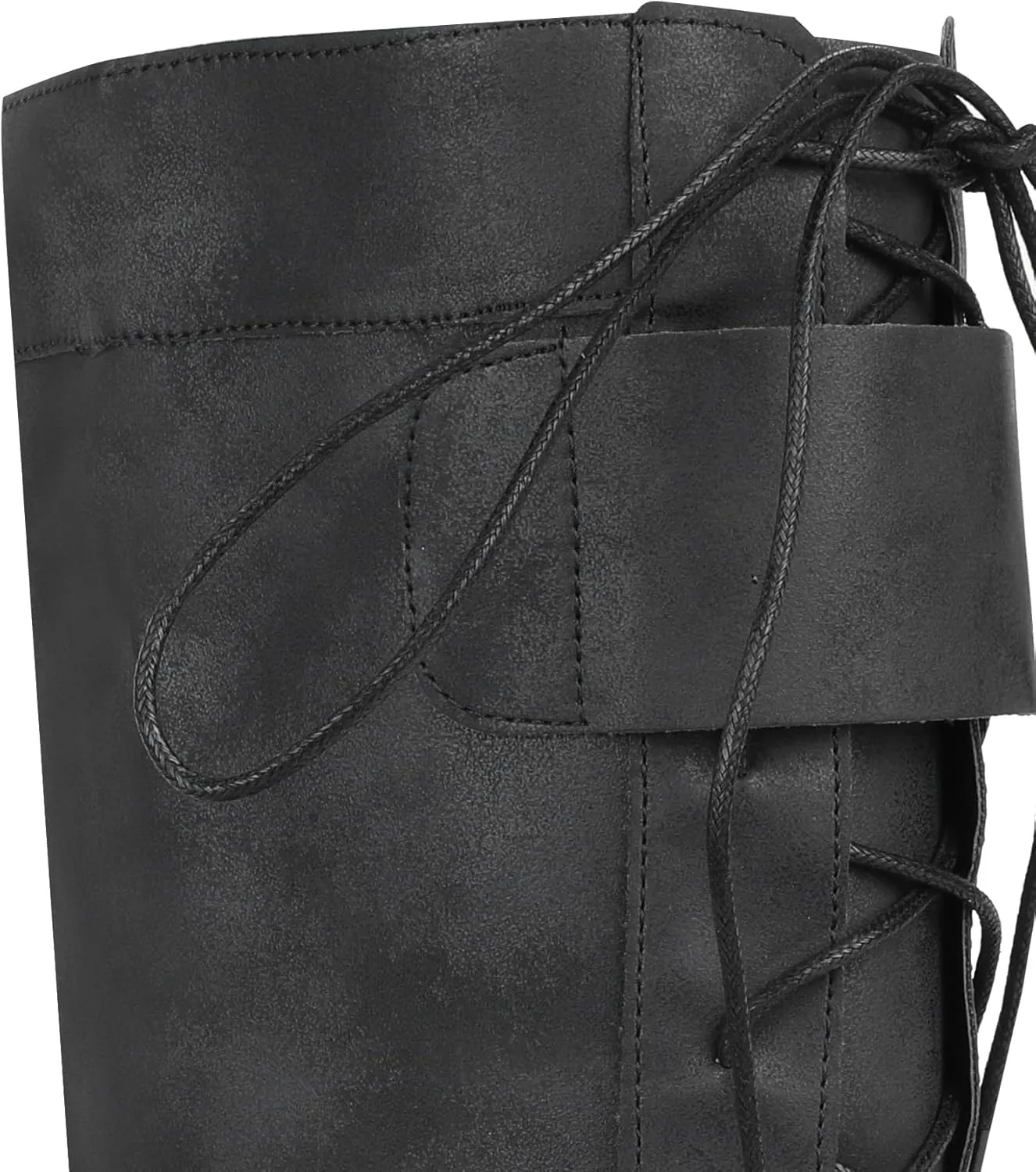 Pirate Boots Covers, Mens Faux Leather Medieval Renaissance Boot Cover for Halloween Cosplay Costumes