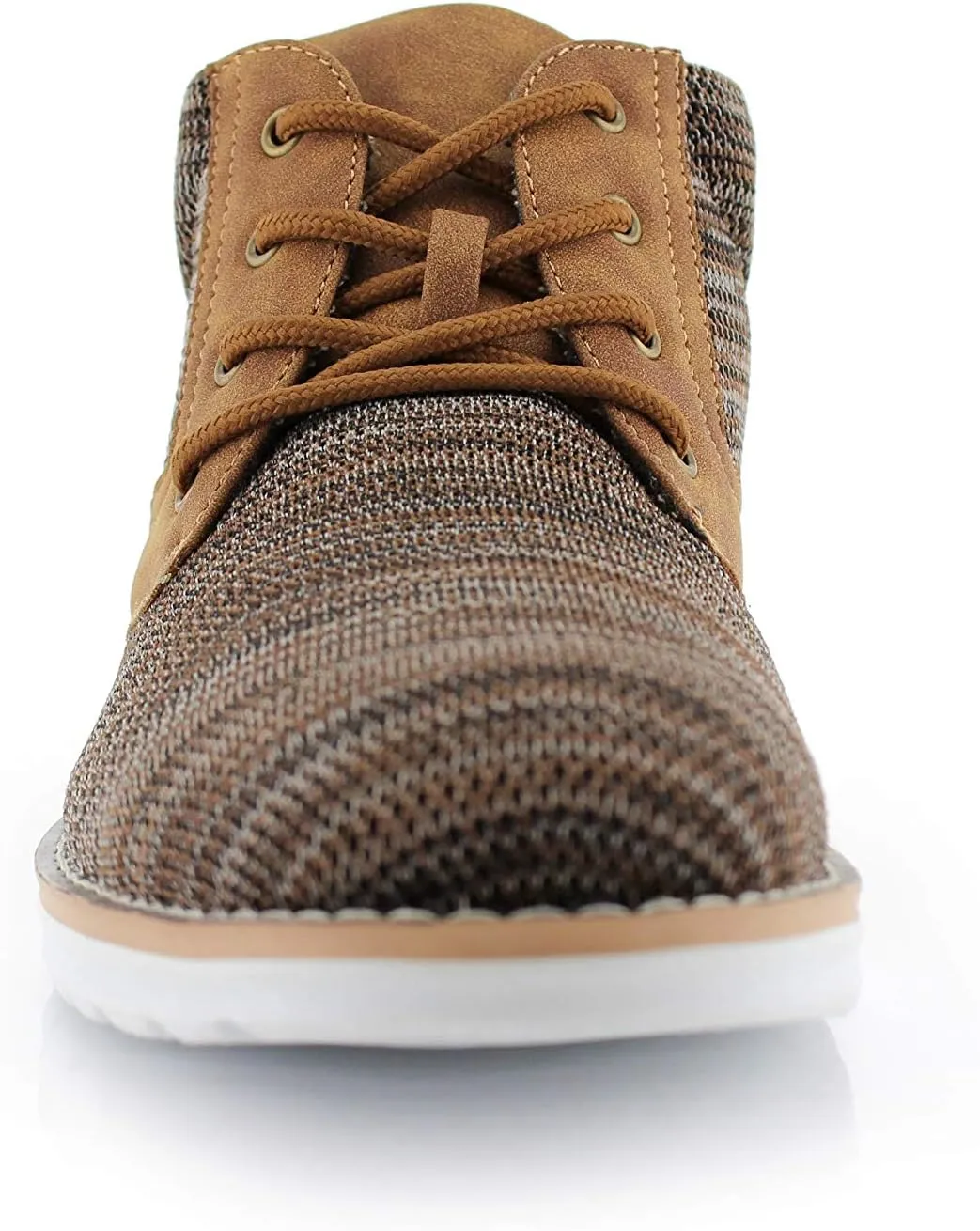 Polar Fox Colbert MPX506059 Mens Mid-Top Casual Breathable Sneaker Chukka Boots with Memory Foam insole