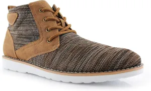 Polar Fox Colbert MPX506059 Mens Mid-Top Casual Breathable Sneaker Chukka Boots with Memory Foam insole