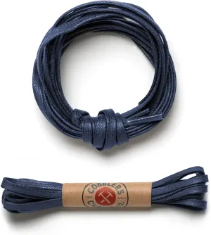 Premium Flat Waxed Cotton Boot Laces - Cobbler's Choice Shoe Laces - Durable and Beautiful!