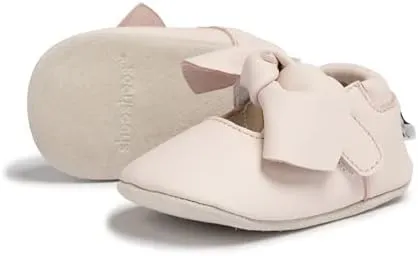 Prewalker Soft Sole Ballet Pump Sandal Pink Smile Girl