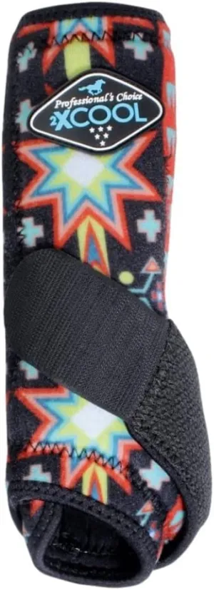 Professional's Choice 2XCOOL Sports Medicine Boots 2-Pack (Small, Starburst)