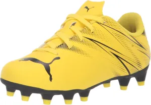 PUMA Attacanto Firm Ground/Artificial Ground (Toddler/Little Kid/Big Kid) Yellow Blaze/Puma Black 2.5 Little Kid M